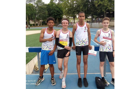 Record des Yvelines pour le relais 800/200/200/800 !