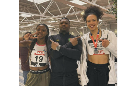 CHAMPIONNATS DE FRANCE EN SALLE : Médaille d'argent pour Anaïs !